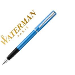 Waterman Pluma Estilográfica Allure Estuche De Regalo Lacado Azul