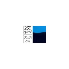 Cartulina Liderpapel 50x65 cm 235 gr-M2 Metalizada Azul 10 unidades