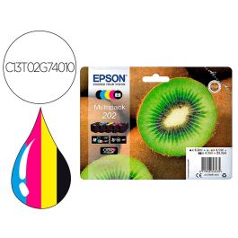 Ink-Jet Epson 202 XL Xp-6000 - Xp-6005 - Xp-6100 - Xp-6105 Pack 5 Negro Amarillo Cian Magenta Photo Negro 650 Pag Precio: 117.49999998. SKU: S8405173