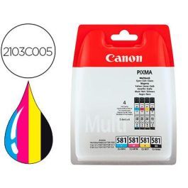 Ink-Jet Canon Cli 581 Pixma Tr8550 - Ts6250 - Ts8250 - Ts9150 - Ts9550 Pack 4 Negro Amarillo Cian Magenta 5,6 mL Precio: 49.50000011. SKU: B16SXBXBDD