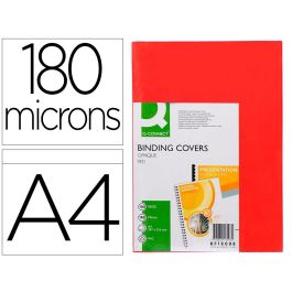 Tapa De Encuadernacion Q-Connect Pvc Din A4 Opaca Rojo 180 Micras Caja De 100 Unidades Precio: 9.5000004. SKU: B17AHCN5QE