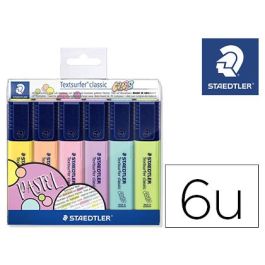 Staedtler Marcador Fluorescente Textsurfer Classic Pastel C-Surtidos Blíster 6 Ud