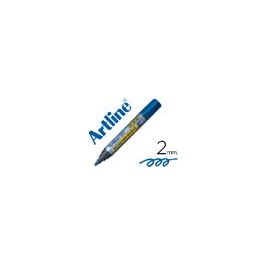 Rotulador Artline Pizarra Ek-517 Azul Punta Redonda 2 mm Tinta De Bajo Olor 12 unidades