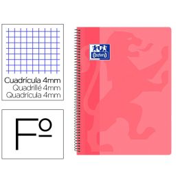 Cuaderno Espiral Oxford School Classic Tapa Polipropileno Folio 80 Hojas Cuadro 4 mm Con Margen Rosa 5 unidades Precio: 22.68999986. SKU: B1945ZLQA8