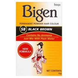 Tinte Permanente Bigen 58 Black Nº58 Black Brown (6 gr) Precio: 3.78999951. SKU: S4245204