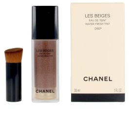 Chanel LES BEIGES Eau de Teint Base de Maquillaje Luminosa, Ligera, Hidratante SPF 30 para Todo Tipo de Pieles #Deep 15 ml