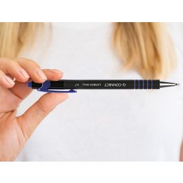 Boligrafo Q-Connect Retractil Con Grip 0,7 mm Color Azul 12 unidades