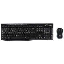 Logitech Combo Teclado + Ratón Desktop Mk270 Inalámbrico Qwerty Español Negro