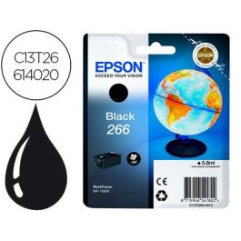 Ink-Jet Epson 266 Wf-100 W Negro 250 Paginas