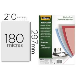 Fellowes Portadas Encuadernación A4 Pvc 180 Micras Transparente Pack 100 Ud Precio: 13.055899455499999. SKU: S8407245