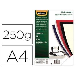 Tapa De Encuadernacion Fellowes Din A4 Carton Brillo Rojo Chromolux 250 gr Pack De 100 Unidades Precio: 17.544999891099998. SKU: B1J7M77LEJ