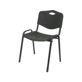 Silla Apilable Pyc Estructura Metal Asiento Respaldo Pvc Ergonomica 810x480 mmx420 mm Color Negro Precio: 83.49999944. SKU: B1JC2NTC63