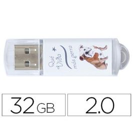 Memoria Usb Techonetech Flash Drive 32 grb 2.0 Que Vida Mas Perra Precio: 8.0949005566. SKU: B16ZW99HXT