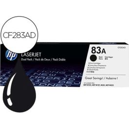 Hp Toner Negro Laserjet M125-M127-M201 -83A Pack2