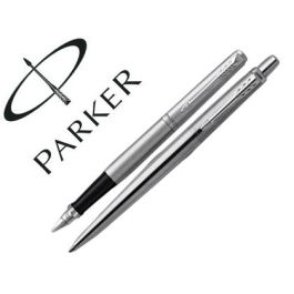 Juego Parker Duo Jotter Acero Ct Boligrafo + Pluma Precio: 28.49999999. SKU: B12T2923EC