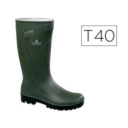 Bota Deltaplus De Seguridad Jouca Pvc Verde Suela De Tacos Talla 40