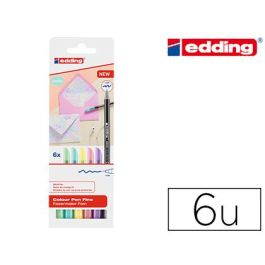 Edding Rotulador 1200 Punta Fina Colores Surtidos Pastel Estuche 6 Ud Precio: 3.95000023. SKU: B1EFENX8KJ