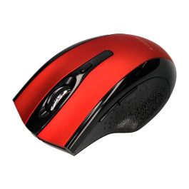 Ratón Inalámbrico Óptico Q-Connect KF18068 Rojo