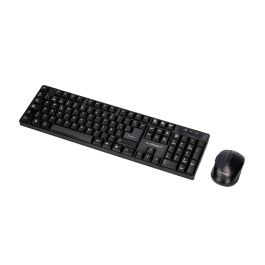 Set Teclado + Raton Inalambrico Q-Connect 2.4 gr Negro Compatible Windows