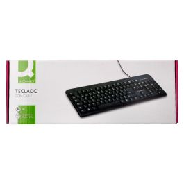 Teclado Q-Connect Negro Con Cable 1,5 M Compatible Windows