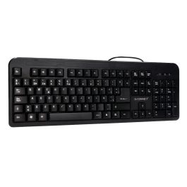 Teclado Q-Connect Negro Con Cable 1,5 M Compatible Windows