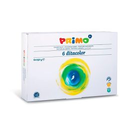 Pintura De Dedos Primo 250 gr Caja De 6 Unidades Colores Surtidos