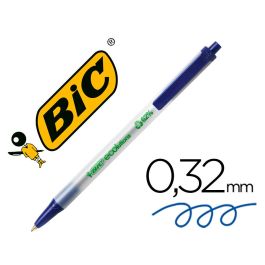 Boligrafo Bic Ecolutions Clic Stic Azul 50 unidades