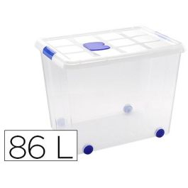 Contenedor Plastico Plasticforte 86 Litros N 8 Transparente Con Tapa 470x620X450 mm Precio: 23.50000048. SKU: B1CTYKDH3Y