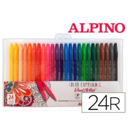 Alpino Rotuladores Color Experience Dual Artist Doble Punta Perfila-Colorea Estuche De 24 C-Surtidos