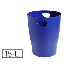 Papelera Plastico Exacompta Ecoblack Azul 15 Litros Precio: 10.2849994313. SKU: B1B4583XLV