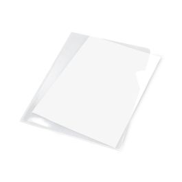 Carpeta Dossier Uñero Plastico Q-Connect Folio 120 Micras Transparente 100 unidades