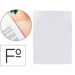 Carpeta Dossier Uñero Plastico Q-Connect Folio 120 Micras Transparente 100 unidades Precio: 55.50000049. SKU: B1JWP8EFJX