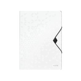 Carpeta Leitz Wow Gomas Solapas Polipropileno Din A4 Color Blanco