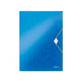 Carpeta Leitz Wow Gomas Solapas Polipropileno Din A4 Color Azul