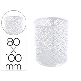 Cubilete Portalapices Q-Connect Blanco Metal Redondo Diametro 80 mm Alto 100 mm Precio: 6.50000021. SKU: B17JKX9K32