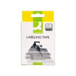 Q-connect TZE-641 Cinta para Rotuladoras Brother, 18mm x 8m, Amarillo sobre Negro