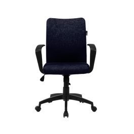 Silla Giratoria Q-Connect Base Nylon Regulable En Altura 895+110 mm Alto 580 mm Ancho 550 mm Profundidad Negro