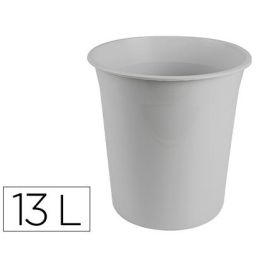 Papelera Plastico Q-Connect Gris Opaco 13 Litros 275x285 mm Precio: 5.9168995402. SKU: B1DNB7YTQ6