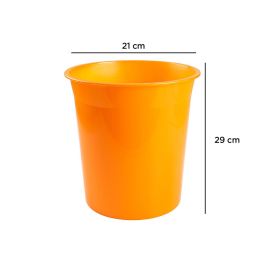 Papelera Plastico Q-Connect Naranja Translucido 13 Litros 275x285 mm Precio: 3.58999982. SKU: B1C6SSPHQ7