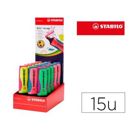 Rotulador Stabilo Boss Splash 75 Expositor Sobremesa De 15 Unidades Colores Surtidos Precio: 25.276900278299998. SKU: B1AWNQT9PW