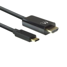 Ewent EW9824 adaptador de cable de vídeo 2 m USB Tipo C HDMI tipo A (Estándar) Negro Precio: 18.99000015. SKU: S0229919