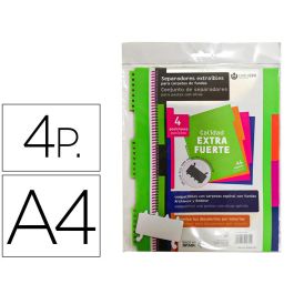 Carchivo Separador Carchivo Polipropileno Extra Rígido DIN A4 Multitaladro Extraíble 500 unidades Precio: 4.9904272. SKU: B14GVZBZWT
