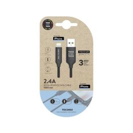 Cable Usb 2.4 Tech One Tech Braided Nylon Tipo Usb Apple Micro Usb Longitud 1 Mt Color Negro Precio: 5.4449996128. SKU: B17TXHZ59B