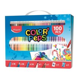 Maped Lápices De Colores Color´Peps C-Surtidos Kit 100 Piezas Para Colorear Estuche Con Asa Precio: 16.50000044. SKU: B12NTTRD88