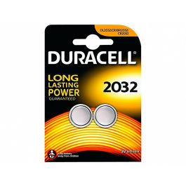 Micro pila litio boton duracell cr2032 (blister 2 unid.) ø20x3,2mm