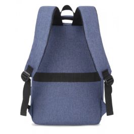 Mochila Subblim City Backpack para Portátiles hasta 15.6"/ Puerto USB/ Azul