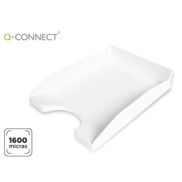 Bandeja Sobremesa Plastico Q-Connect Blanco Opaco 240x70X340 mm 6 unidades