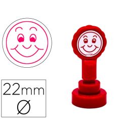 Sello Artline Emoticono Sonrisa Color Rojo 22 mm Diametro Precio: 6.69000046. SKU: B188Z35EA4