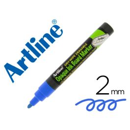 Rotulador Artline Pizarra Epd-4 Color Azul Opaque Ink Board Punta Redonda 2 mm 12 unidades Precio: 40.88999948. SKU: B17YHTGESN