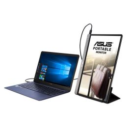 ASUS MB14AC pantalla para PC 35,6 cm (14") 1920 x 1080 Pixeles Full HD Gris